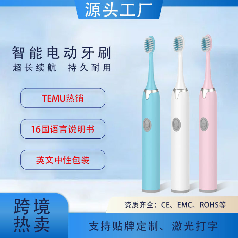 Electric Toothbrush Manufacturer Wholesale Waterproof Sonic Rechargeable Electric Toothbrush Adult Electric Toothbrush