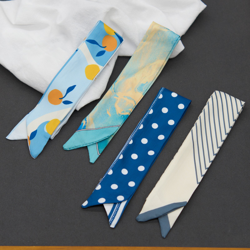 Una pieza de cabello combinado con mano coreana francesa joyería de bolsas de pañuelo largo joyería de cabello correa larga correa de cabello