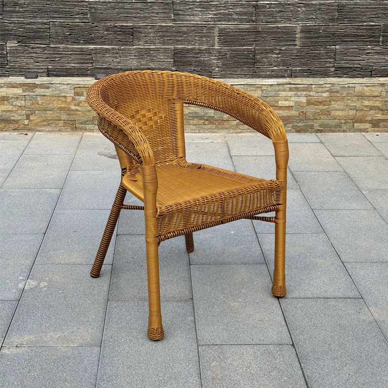 Casual Chair Living Room Rattan Chair Rattan Chair Internet Popular Thickened High-end Hand-woven Home Chair Cheap Summer