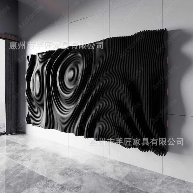 Decoración de Pared Cara de Madera Maciza, Decorativo, para Salón, Dormitorio y Hoteles image 4