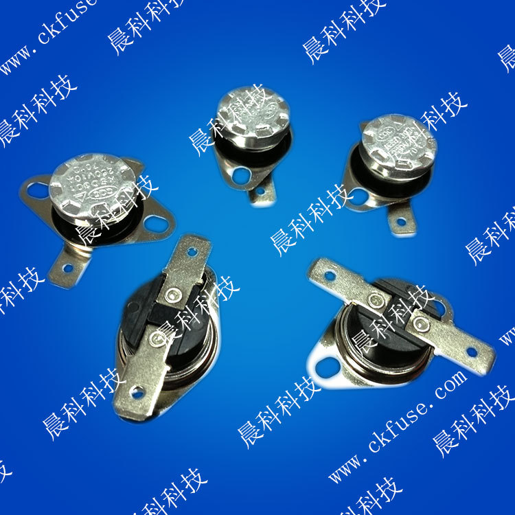 温控开关KSD301 70℃ 85℃ 250V温控器 突跳式温控器 电木温控器