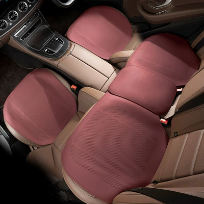 Seat cushion, seat cover single-piece half-pack seat ventilated and - a-thin-volcano-red-three-piece-suit