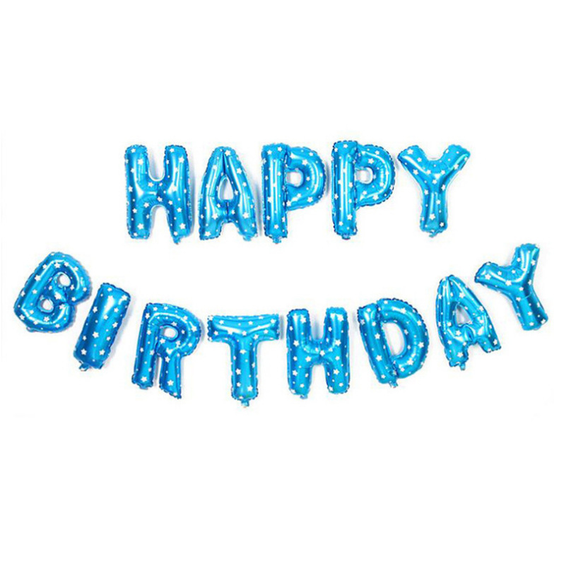 SKU-14-老款16寸生日快乐波点蓝