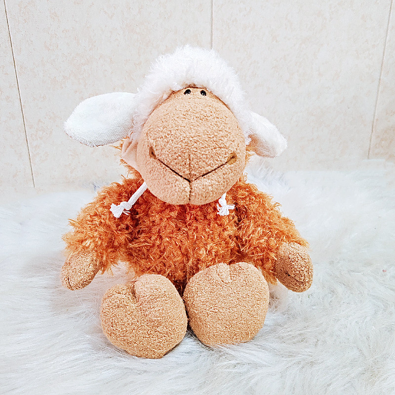 Comercio exterior lobo oveja muñeca camuflaje lobo juguete de peluche oveja dormida muñeca de trapo infantil con piel de oveja regalo de muñeca de lobo