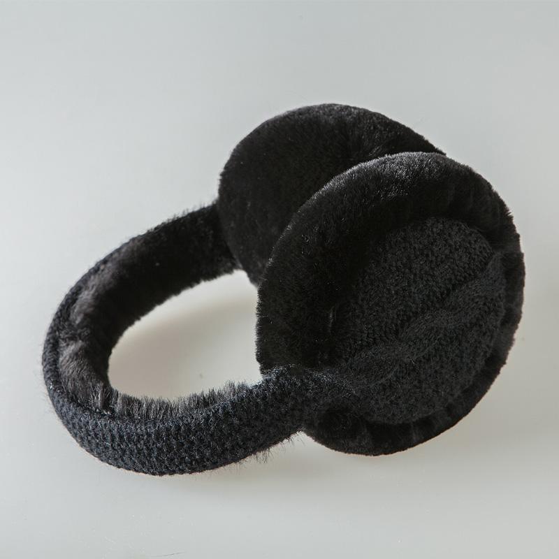 thumbnail image 5 of Orejeras cálidas nuevas orejeras de estudiante lindas de punto de lana de invierno de estilo coreano para hombres y mujeres en otoño orejeras de ciclismo calentadores de orejas, 5 of 5