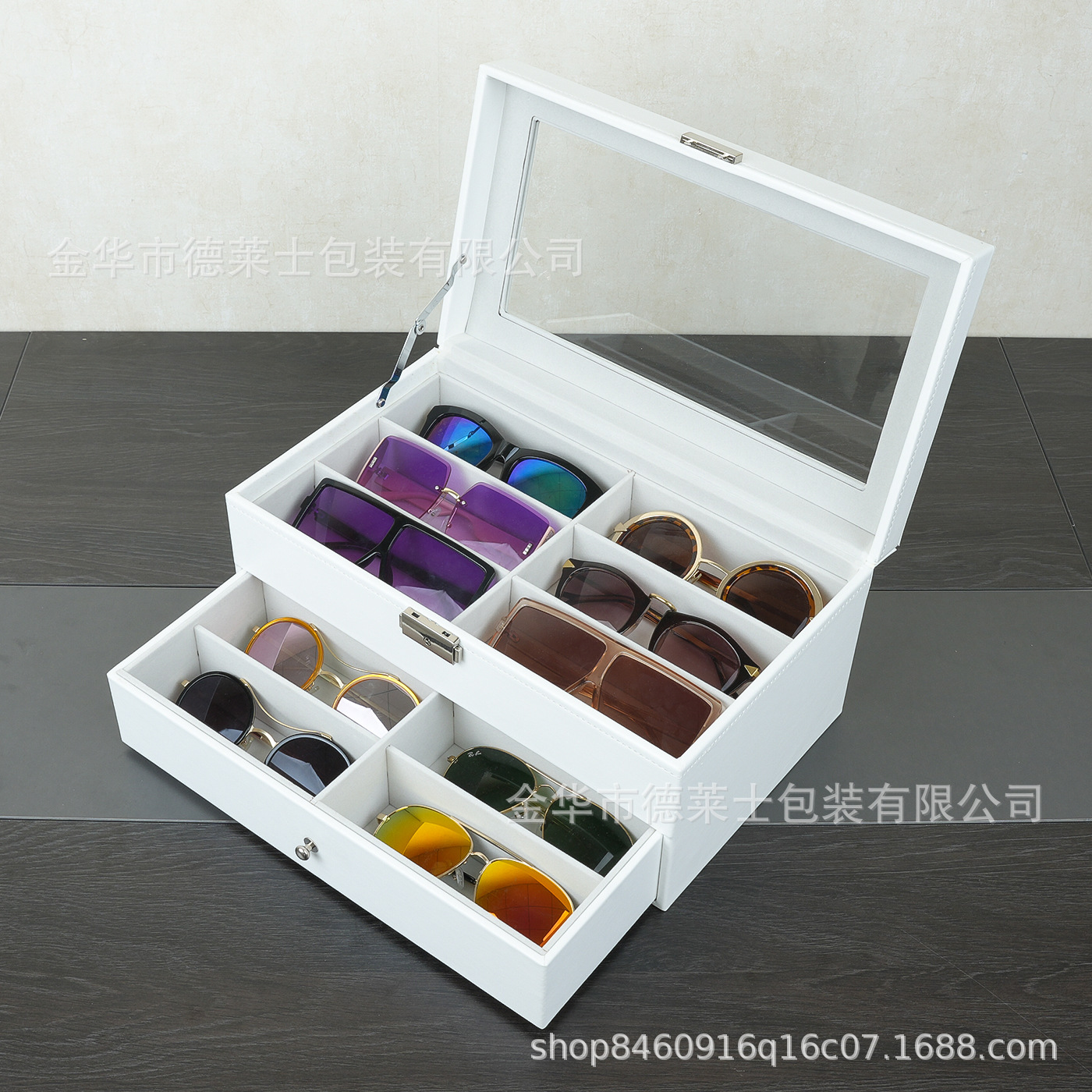 デレスメガネ収納ケース12格16格18格24格サングラス展示ケース多格サングラス整理引き出し