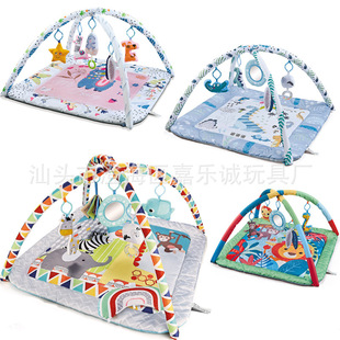Cross-Border Baby Game Blanket Square Fence Fitness Frame Toy Baby Giraffe Dinosaur Climbing Mat Floor Mat Toy