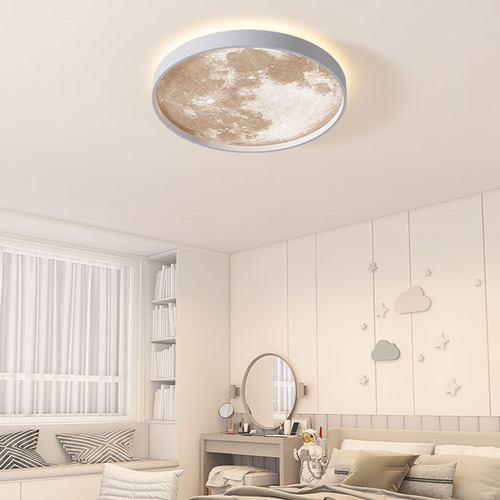 led moon ceiling lamp creative personality corridor aisle light nordic internet celebrity moon lamp warm room bedroom light