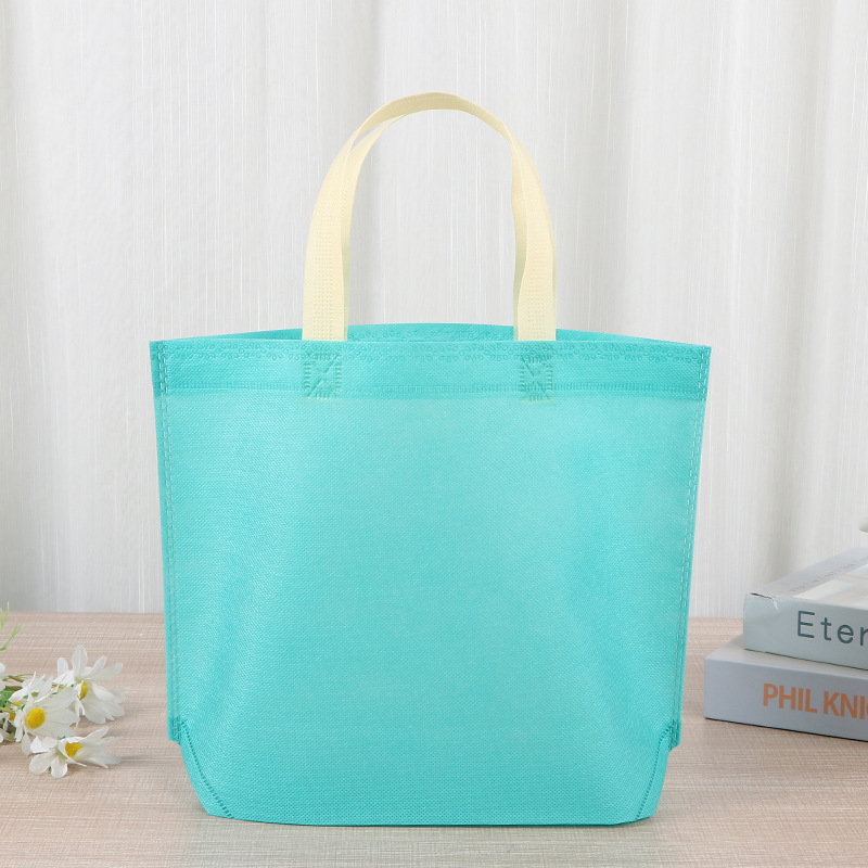 Bolsas de tela no tejida en blanco en stock, bolsas de tela no tejida portátiles, bolsas de prenda, logotipo de impresión image 11