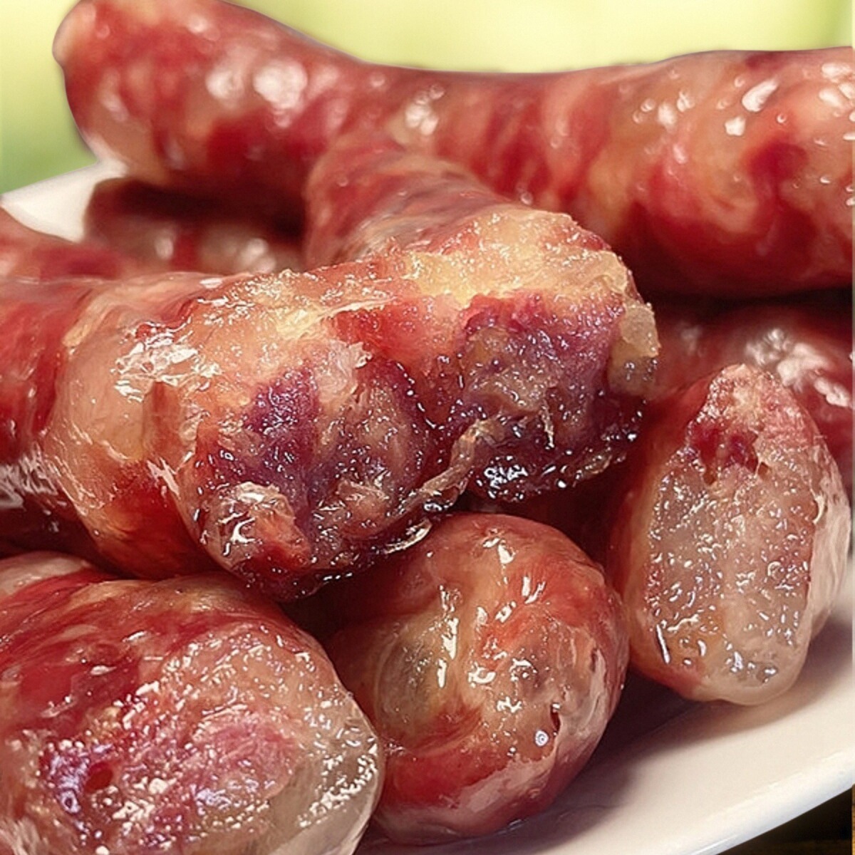 纯猪肉广式香肠无淀粉腊肠咸味农家土特产手工风干肠四川麻辣为溢