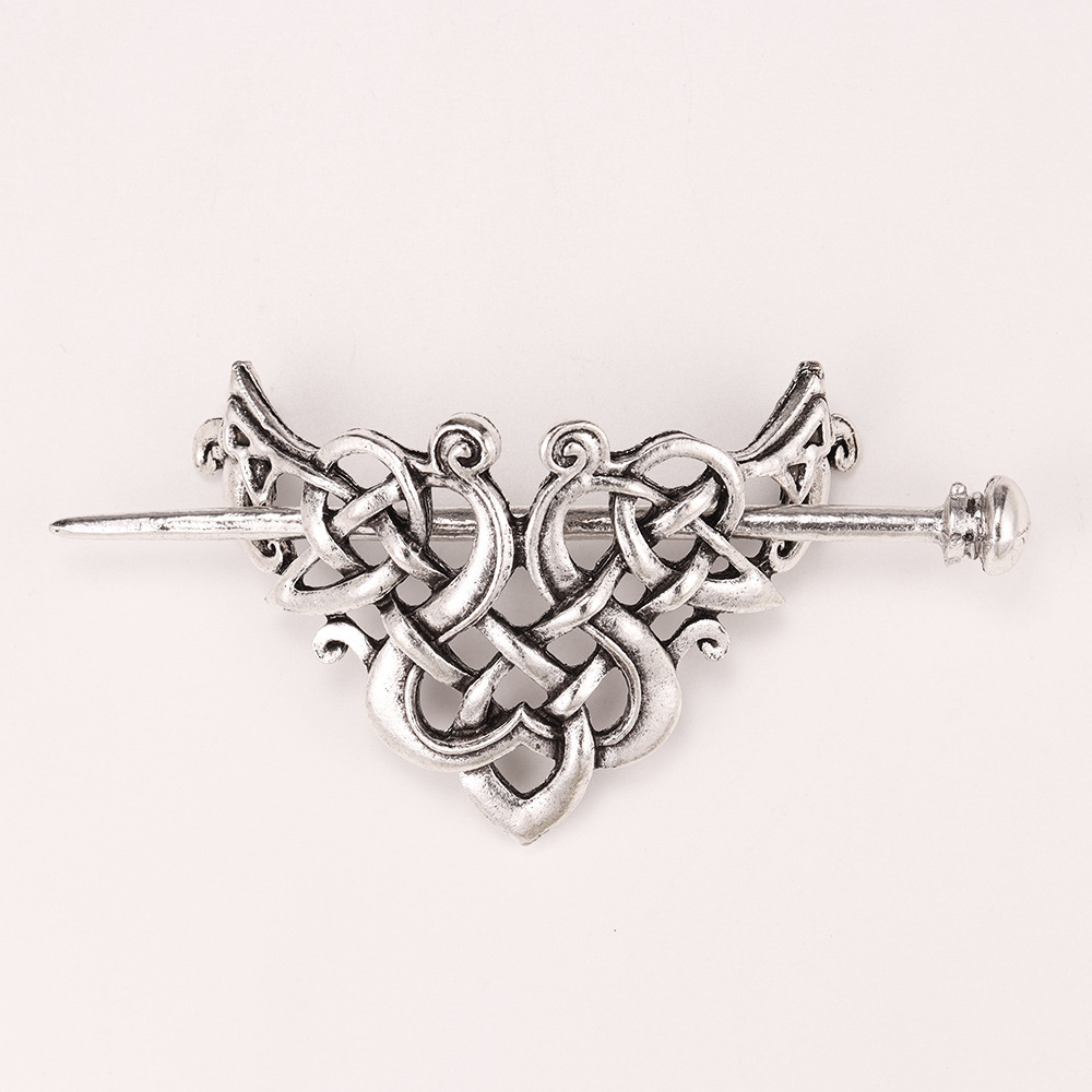 Europeo y americano popular nórdico retro horquilla Viking horquilla Celtics horquilla noruego hembra updo accesorios para el cabello horquilla al por mayor