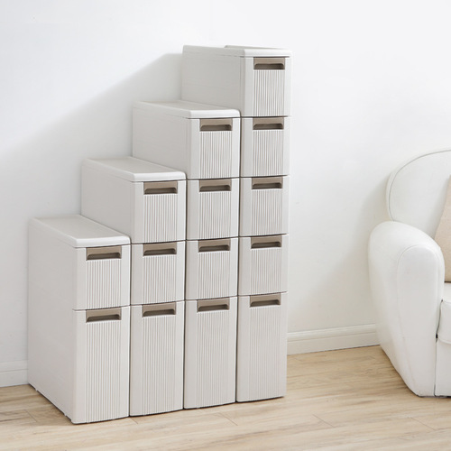Multi-layer storage rack cabinet, bathroom floor-standing drawer-style washroom cosmetic drawer-style storage cabinet