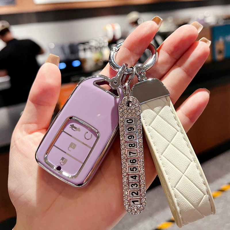 Подходит для чехла ключа Honda Accord (10-е поколение), Civic, Crown, Road Haoying, UR-V, Yingshipai, CR-V, Xiangyu, Lingpai — корпус с застежкой