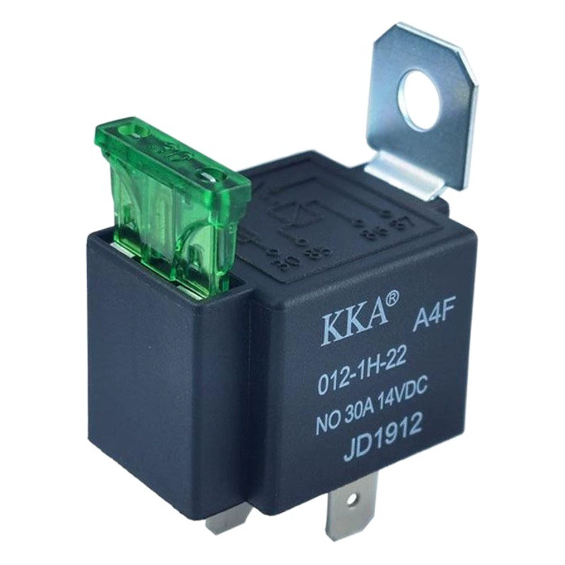 Реле KKA 30А 12В/24В для автомобиля, модифицированное для фар и звукового сигнала, с гнездом
