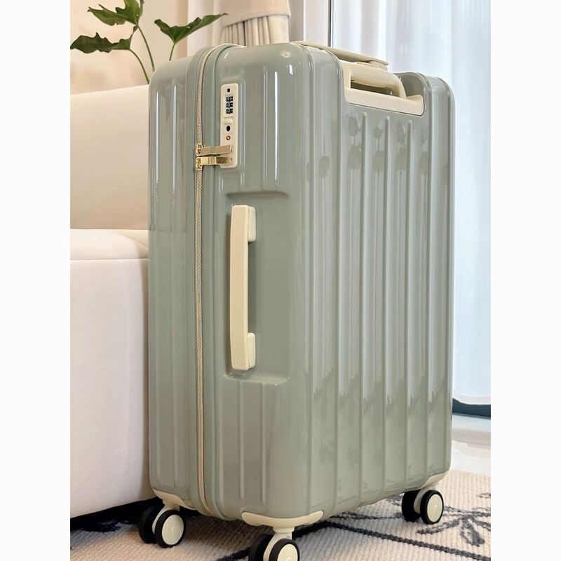 Luggage Glossy Women's Japanese-Style Suitcase Trendy Silent Spinner Large Capacity Men's 20inch Combination Lock Suitcase Luggage Glossy Women's Japanese-Style Suitcase Trendy Silent Spinner Large Capacity Men's 20inch Combination Lock Suitcase