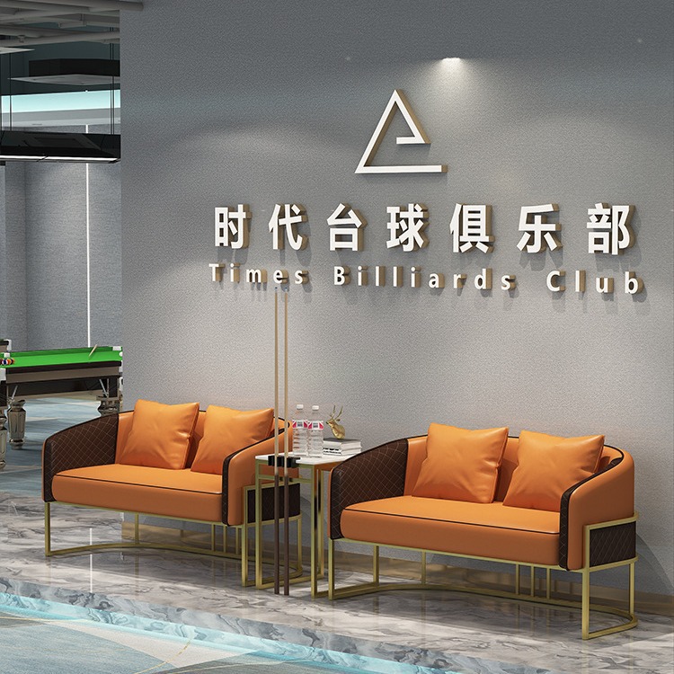 台球室专用卡座沙发观球椅球桌看球休息椅台球俱乐部高端观球椅子