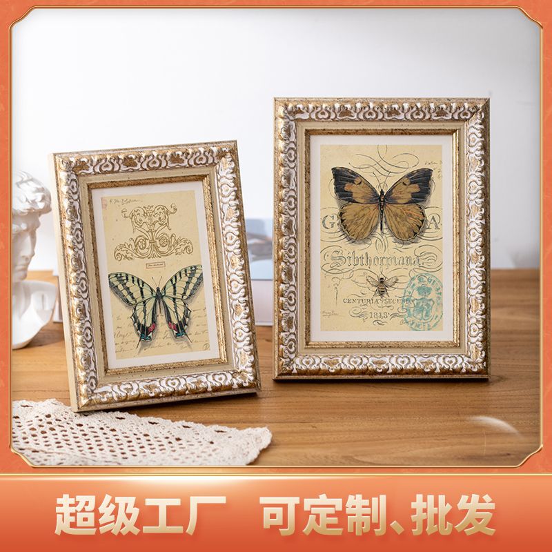 European wedding photo frame 6 inch photo frame wall 578 inch 10 inch horizontal frame set table A4 palace cross-border export picture frame
