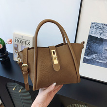 菜篮子手提包包女2025新款秋冬复古时尚水桶包质感洋气小众斜挎包