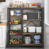 Микроволновая печь посадка многослойные кухонные принадлежности Daquan Storage Ricking Rassing Rack Rich