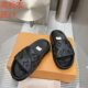 Mother Men's Shoes Leisure Shoes dark blue 1 Pressure Rubber Water Mufang Flower Shoes Hugh Slippers Military Blue Non-slip