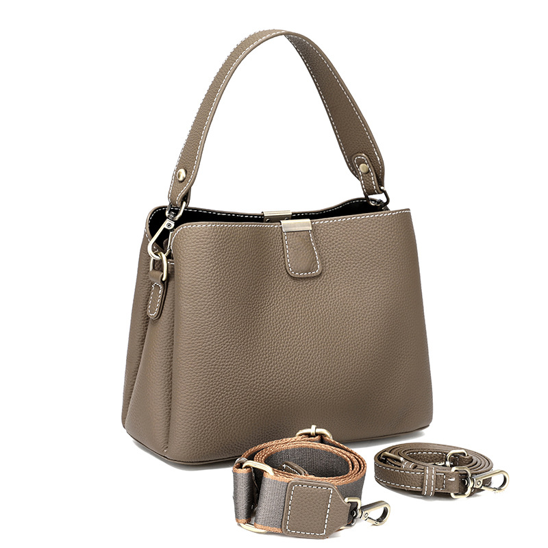 Genuine Leather Women's Crossbody Bag Versatile Shoulder Handbag_voghion.com