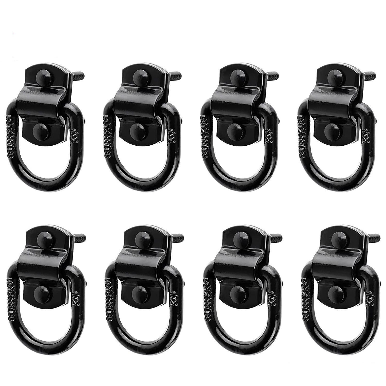 厂家直销 1/2英寸喷塑船用D型环 12000厢式货车拉环 汽车卧环