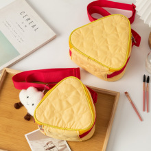 ins创意防撞拍立得保护套收纳袋可爱奶酪相机包收纳包单肩斜挎包