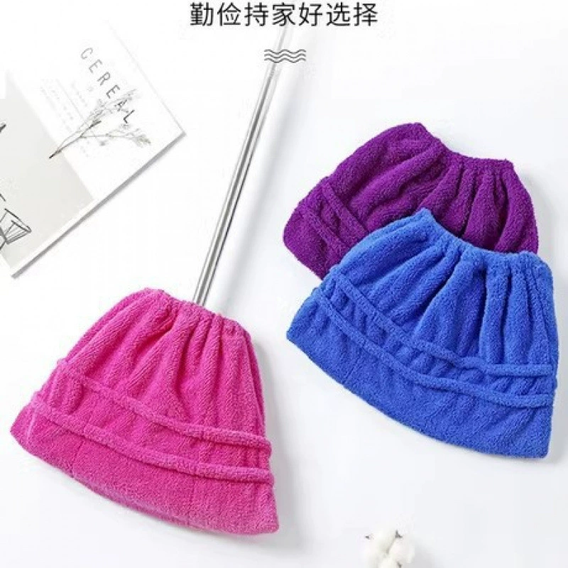 Новый утолщенный впитывающий чехол для ленивой метлы из кораллового бархата, чехол для уборки дома, тканевый чехол для метлы для удаления пыли, тканевый чехол для метлы