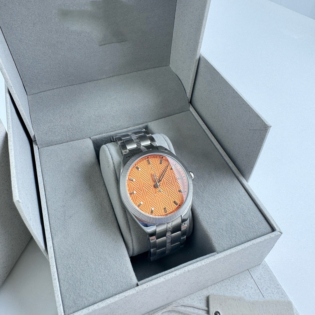 发财宅女同款手表招财黄薇薇土星女表大表盘女表蓝色紫色钢带手表