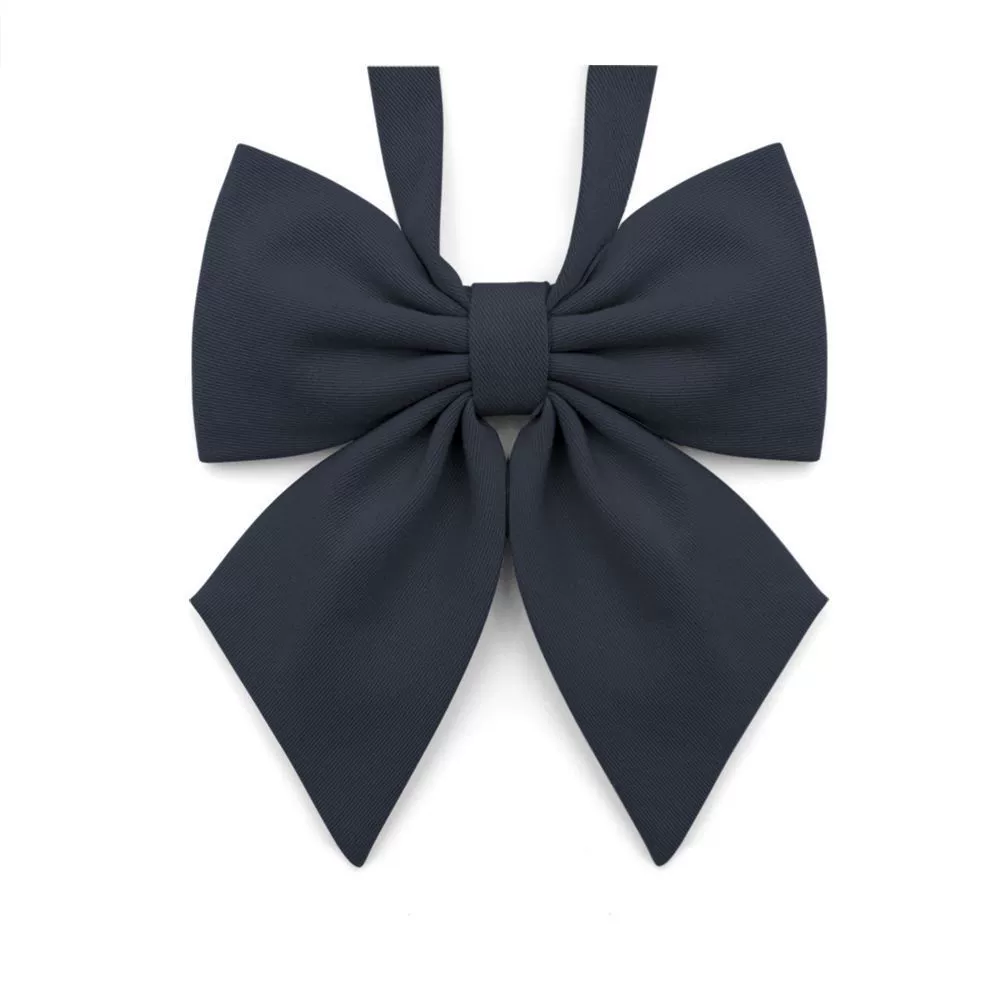 JK solid color feather extended tie bow student girls' school accessories small items