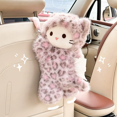 Cat Car Tissue Box Hanging: Car tissue box/set