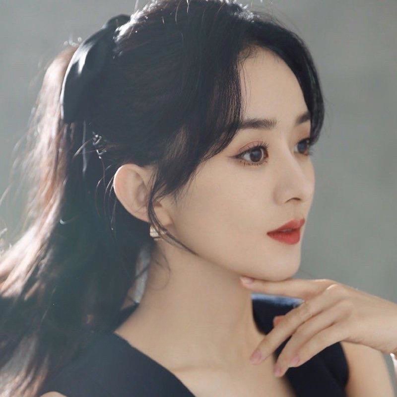 Zhao Liying mismo estilo Accesorios para el cabello cinta puro negro arco diadema hembra grande intestino anillo cabeza cuerda Internet celebridad satén pelo cuerda