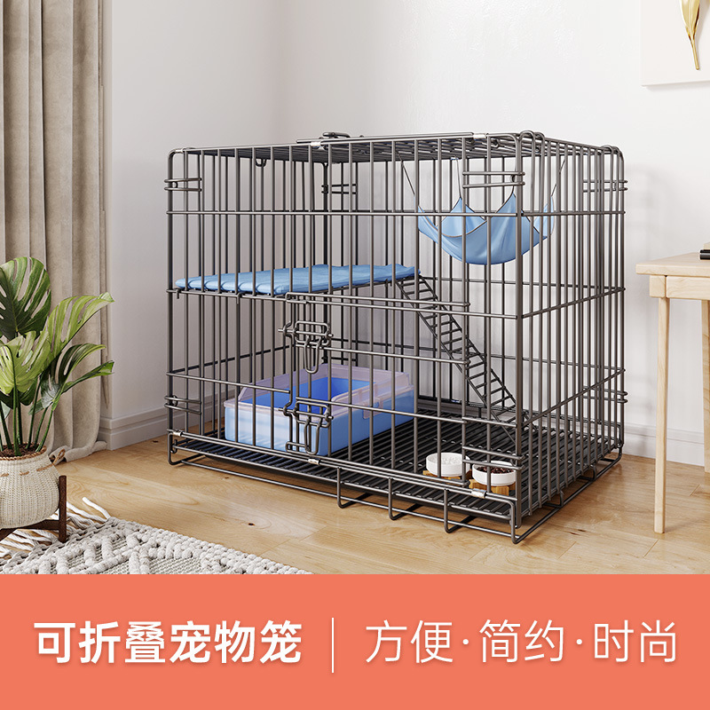 공장 직접 가정용 고양이 케이지 실내 고양이 빌라 접이식 다층 고양이 하우스 2 층 3 층 4 층 케이지