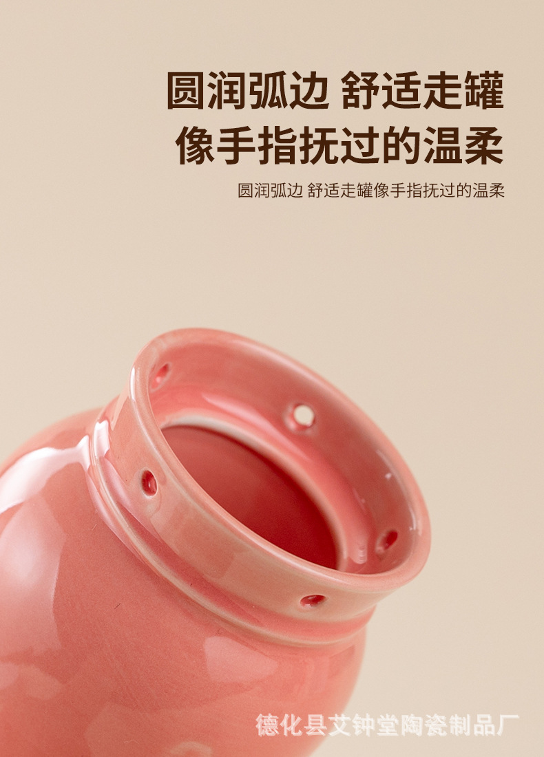 Ceramic Moxibustion Jar with Cloth Cover Portable Ai Jiu Warming Tool for Home and Spa Use White Single Jar quality and texture