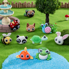 微景观小动物树脂工艺小摆件萌粒活动大眼睛装饰品车载客厅小摆件