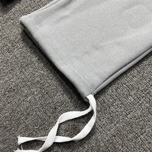 Carsicko Loving-Heart Sports Set: Fleece-Fabric Hoodie + Sweatpants—Winter European & American Hip-Hop Trendy Style
