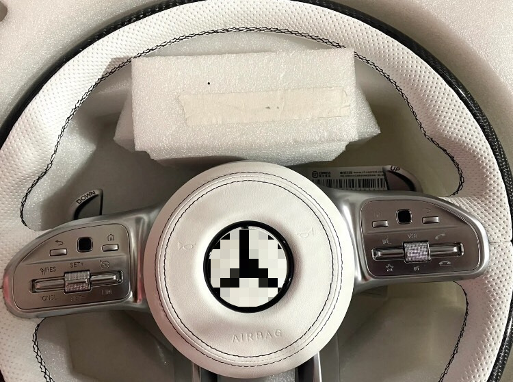 Suitable for Mercedes-Benz AMG A/C/E/G Class C205 W166 W167 W213 old to new carbon fiber steering wheel