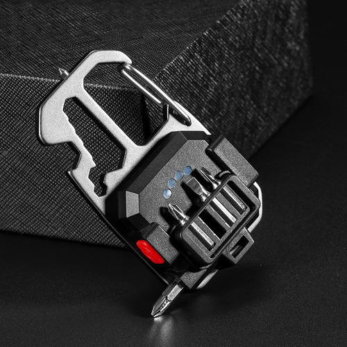 Cross-border mini keychain light multi-function outdoor searchlight type-c charging repair emergency magnetic flashlight