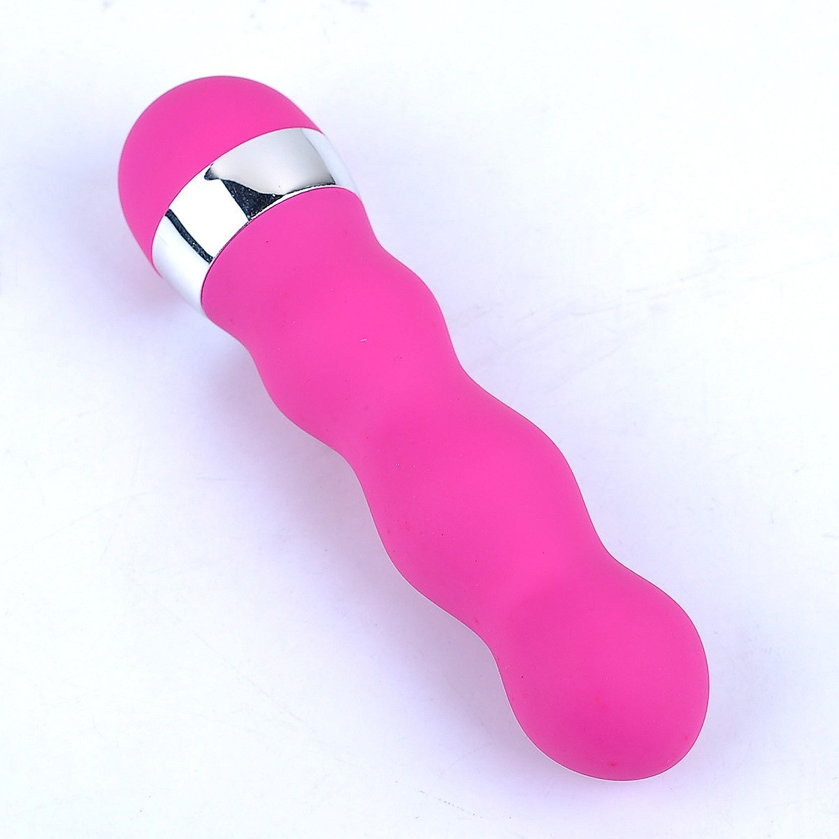 Small King Kong Mini Vibrator, Rose Red ABS Massage Stick for Women — detail image 6