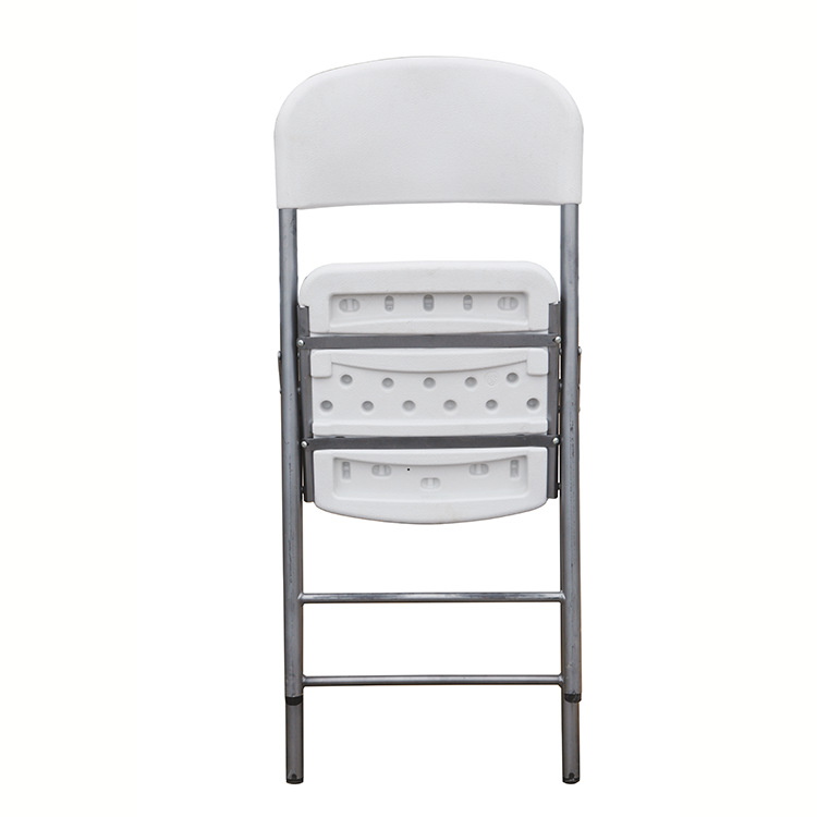 silla plegable portátil al aire libre silla plegable simple moldeada por soplado silla de capacitación silla de respaldo fábrica al por mayor image 4
