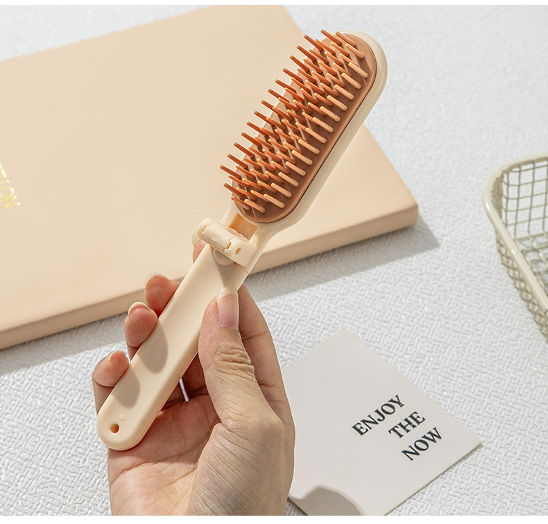 Sød capybara foldbar hårbørste lille børste til rejsen_voghion.com