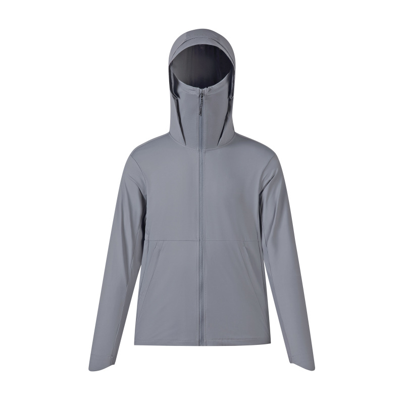 2025 nueva ropa de hielo protector solar de verano tipo hilo original de vinilo al aire libre chaqueta de chaqueta de pesca de hombre chaqueta al por mayor