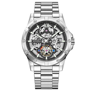 New GAIDU European and American Style Men's Watch Fashion Casual Hollow Mechanical Movement Automatic Mechanical Watch
