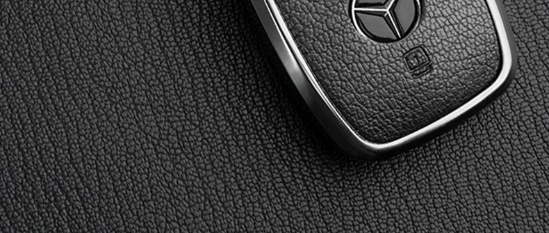 Suitable for Mercedes-Benz Gls450 Key Cover High-End Plus Version Glc300 Shell Gle450/350 Car Key Shell Buckle