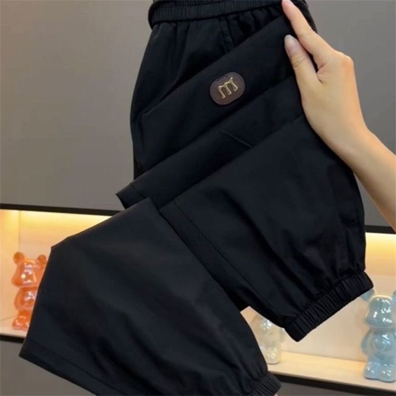 Leichte Herren Sommer Haremshose Legere Freizeithose Weiß_voghion.com