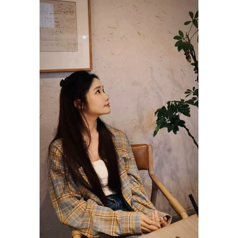 Допамин легкая экстравагантная клетчатая рубашка высокого класса