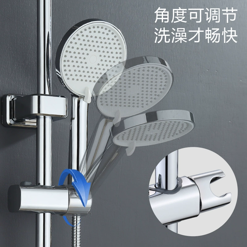 Adjustable tubing, set, accessories for bathing, clips included