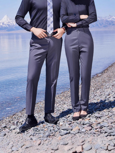 Men's Regular Fit Tailored Suit Pants Spring and Autumn Business Men's Pants Set Professional Suit Style New Straight Leg