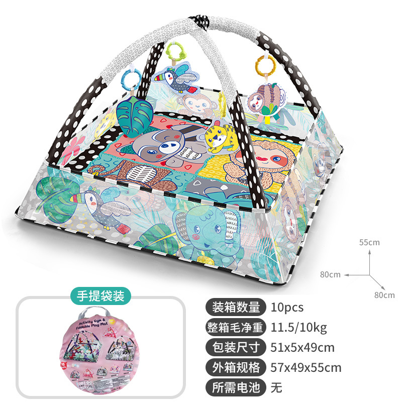 Rack de fitness de valla temática bosque-bolsa