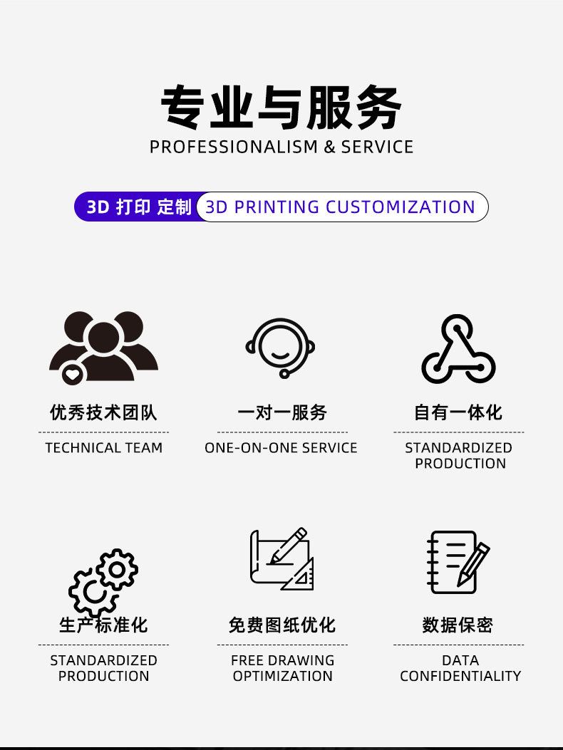 3D Printing Model Abs Resin Nylon Tuozhu Hp Processing Technology Industrial Precision Small Batch Silicone Mold Reproduction